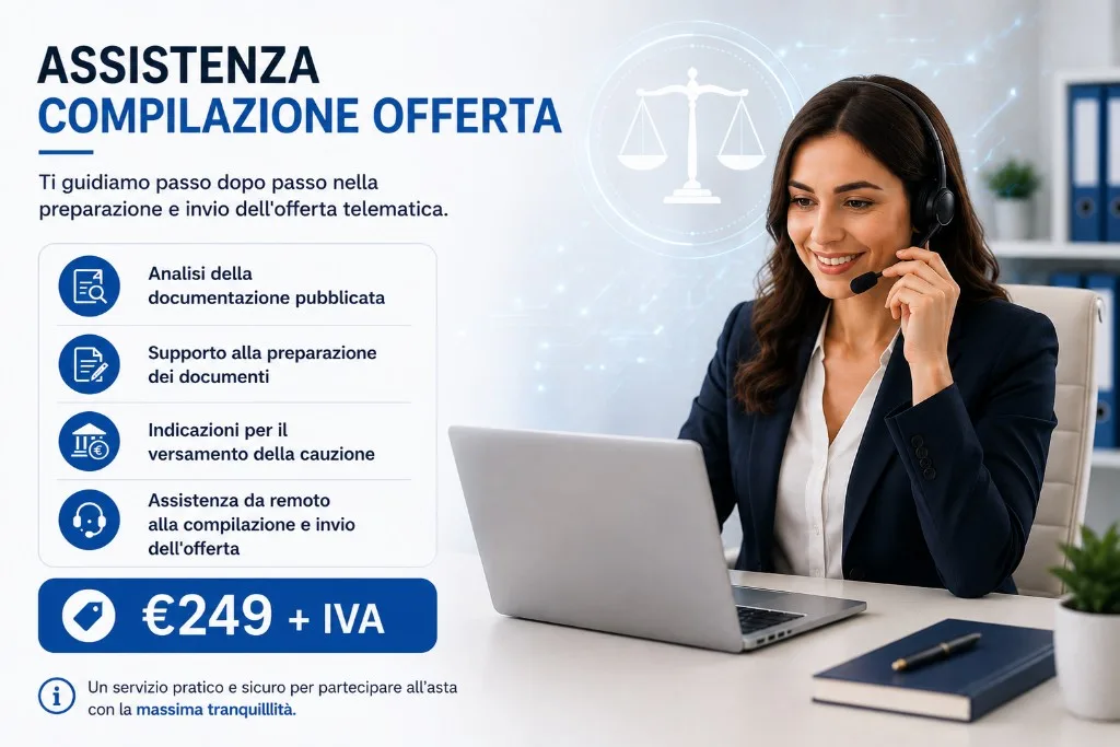 Assistenza compilazione offerta – supporto alla preparazione e invio dell'offerta telematica